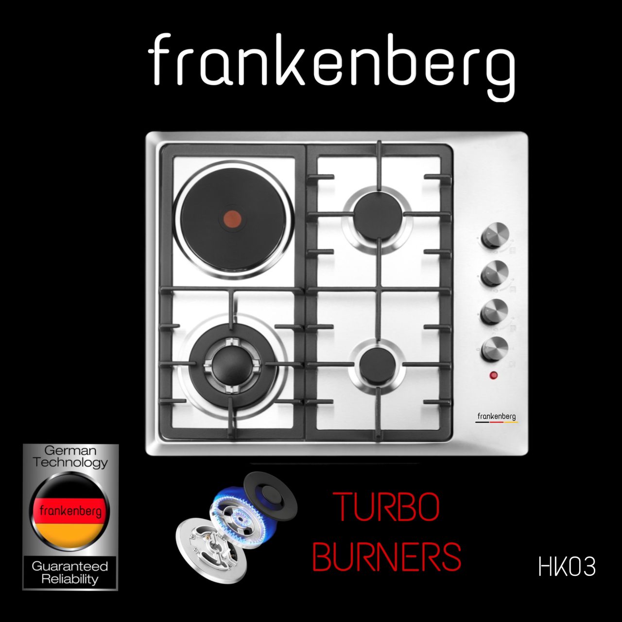 Frankenberg HK-03 Ներկառուցվող գազօջախ