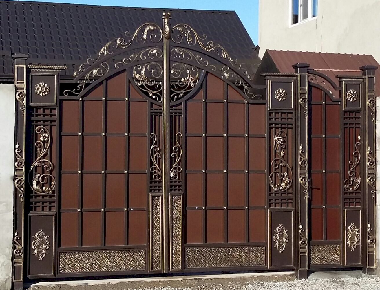 Кованые ворота Грозный
