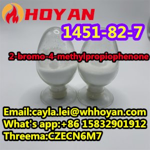 99.9% High purity CAS 1451–82–7 2-Bromo-4-Methylpropiophenone Powder WA:+86 15832901912