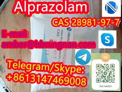Alprazolam CAS 28981-97-7 Factory price, high purity, high quality!