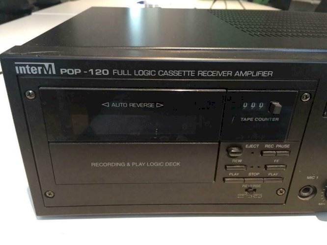 POP-120A Inter-M Трансляционный усилитель тюнер AM/FM Кассетный магнитофон