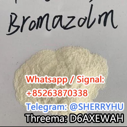 Factory Supply cas.71368-80-4 Bromazolam white powder Signal +852 63870338