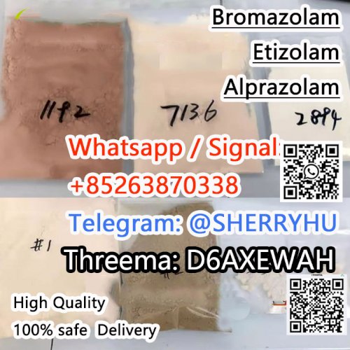 Factory Supply cas.71368-80-4 Bromazolam white powder Signal +852 63870338