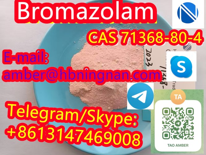 Bromazolam CAS 71368-80-4 Factory price, high purity, high quality!