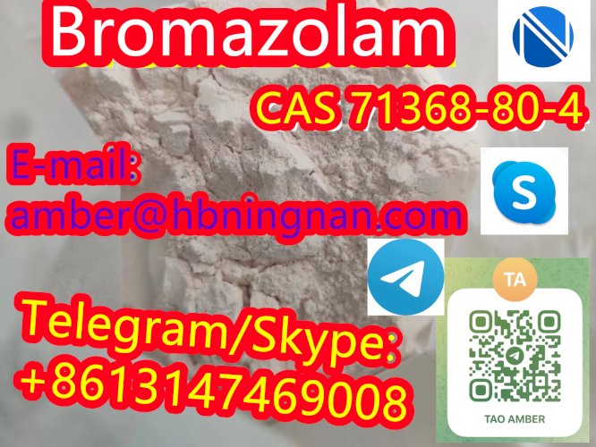 Bromazolam CAS 71368-80-4 Factory price, high purity, high quality!