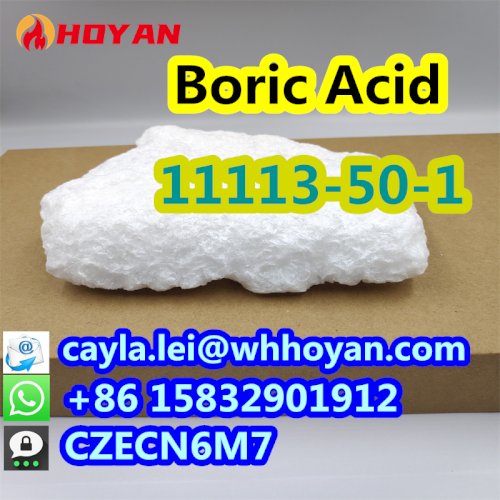 99.9% High Assay Pure Boric Acid Block CAS:11113-50-1 Whatsapp:+86 15832901912